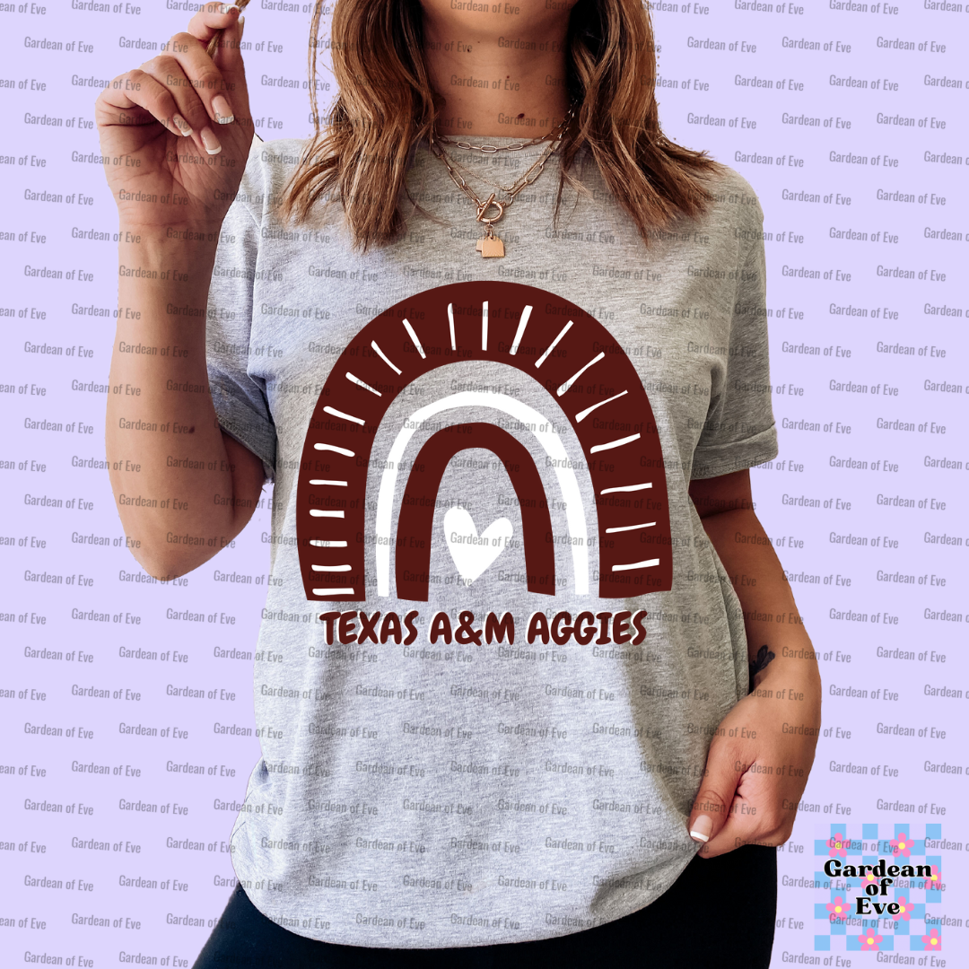 Rainbow Texas A&M Shirt