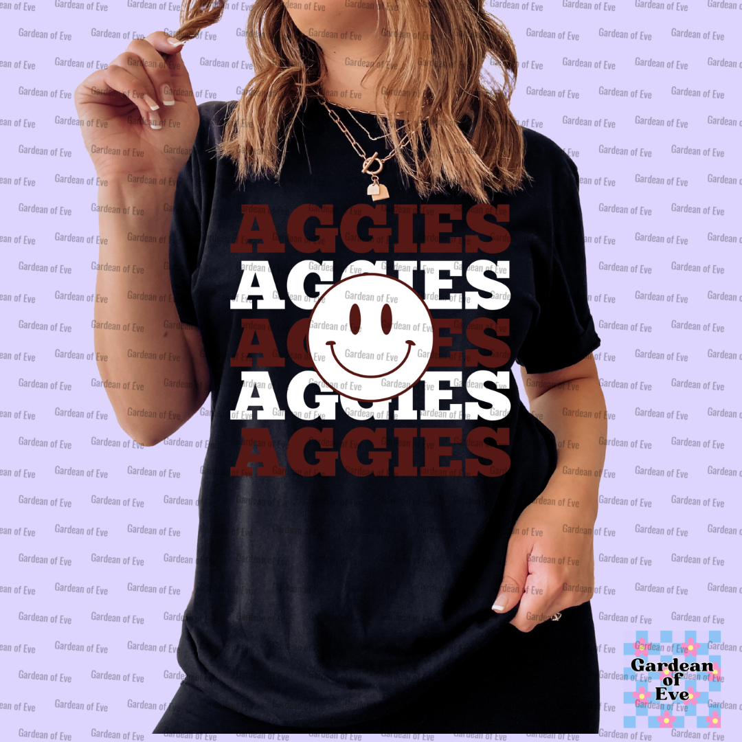 Smiley Texas A&M Shirt