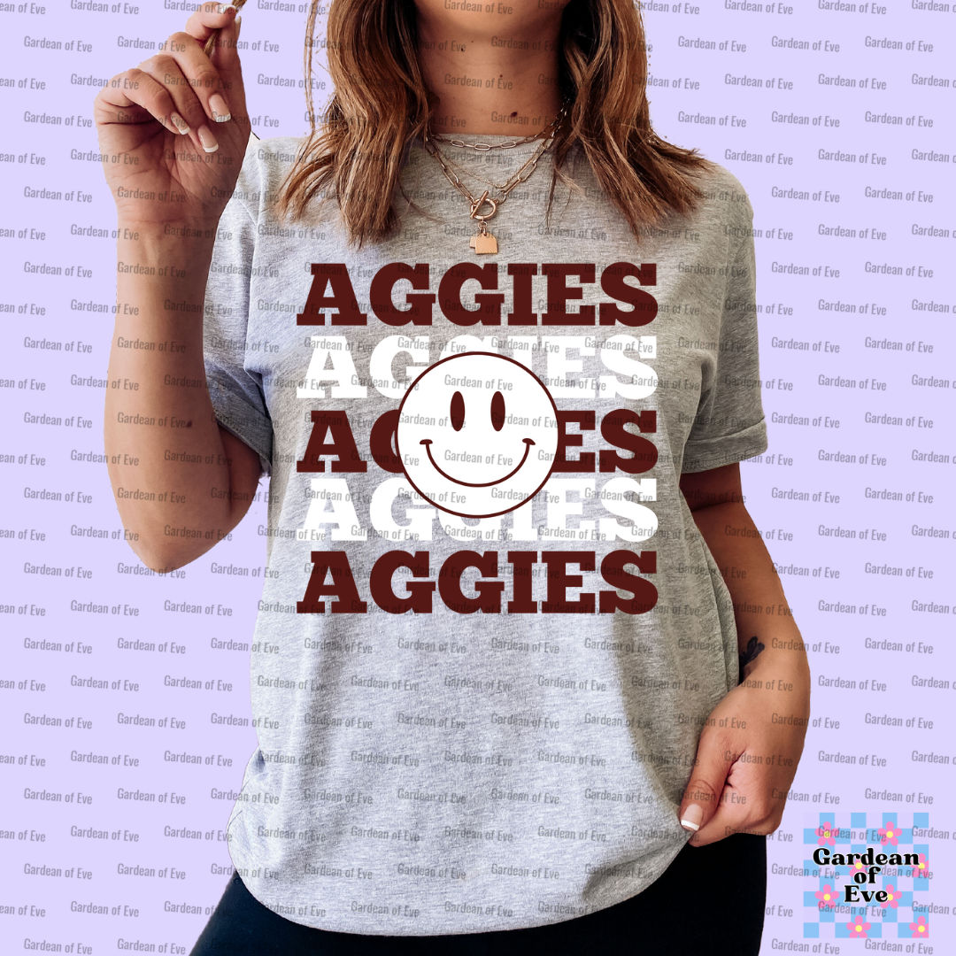 Smiley Texas A&M Shirt