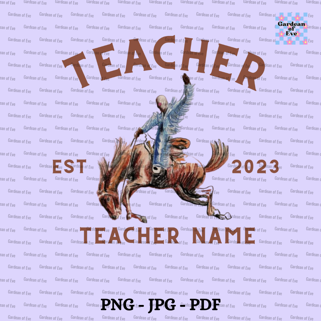 Custom Bad Bunny Teacher