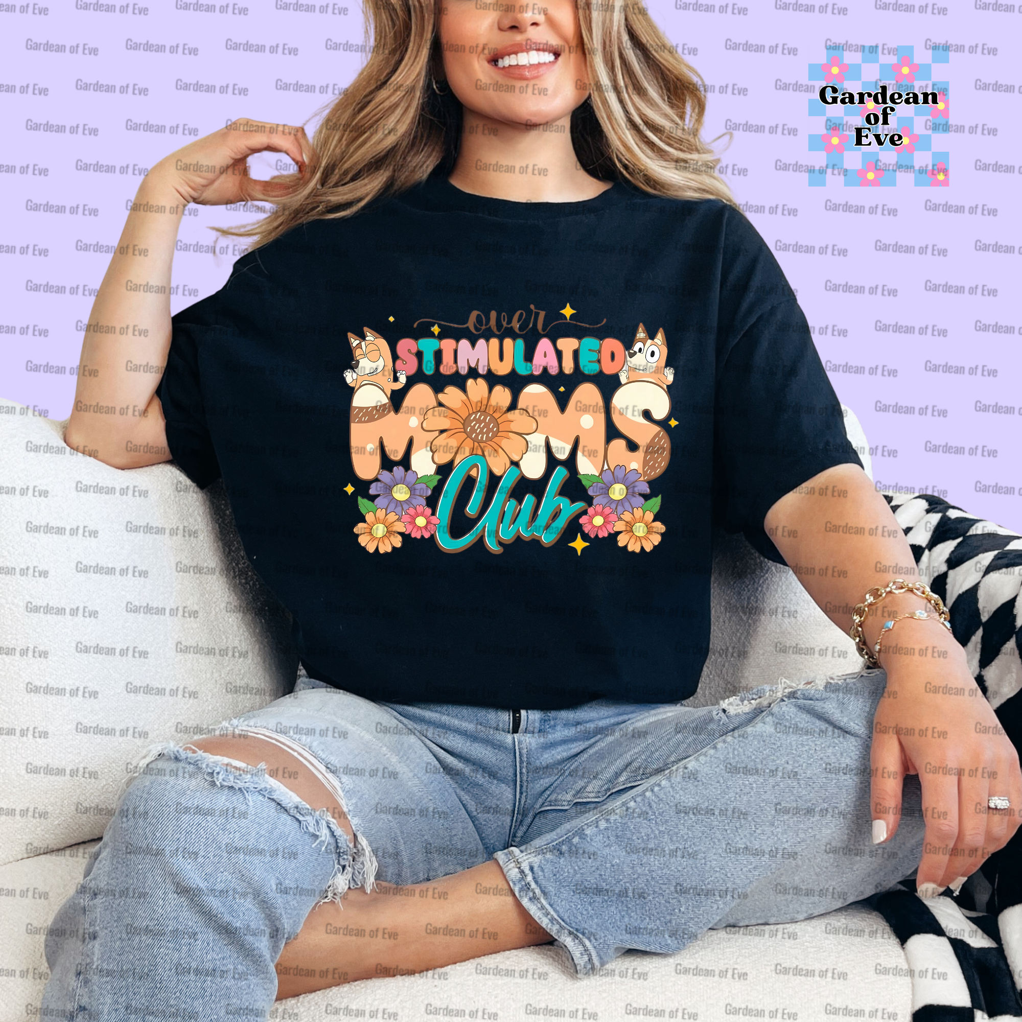 Chilli Over Stimulated Moms Club Shirt