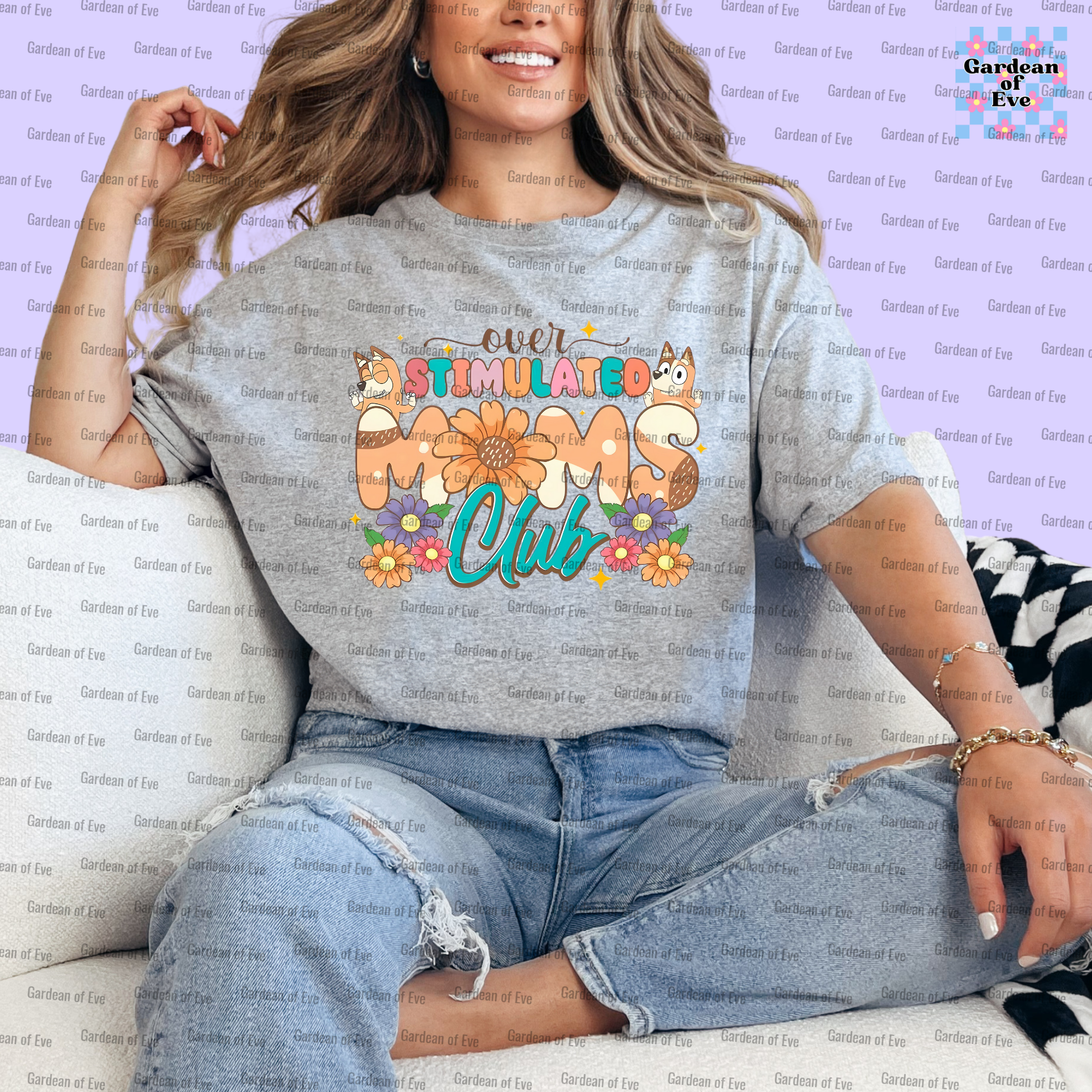 Chilli Over Stimulated Moms Club Shirt