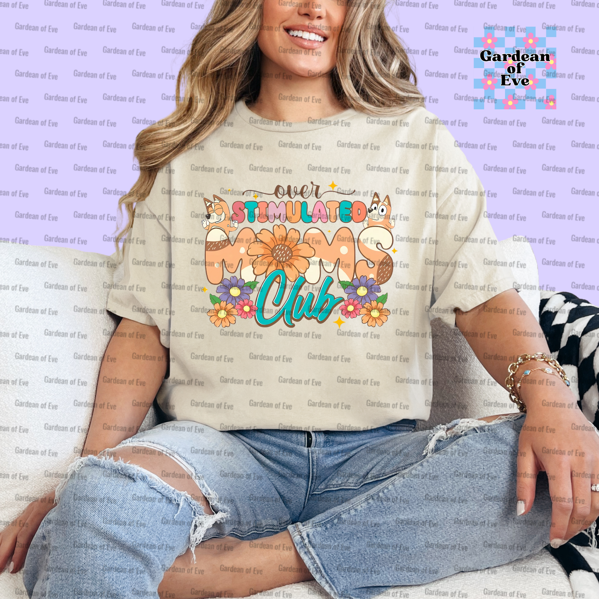 Chilli Over Stimulated Moms Club Shirt