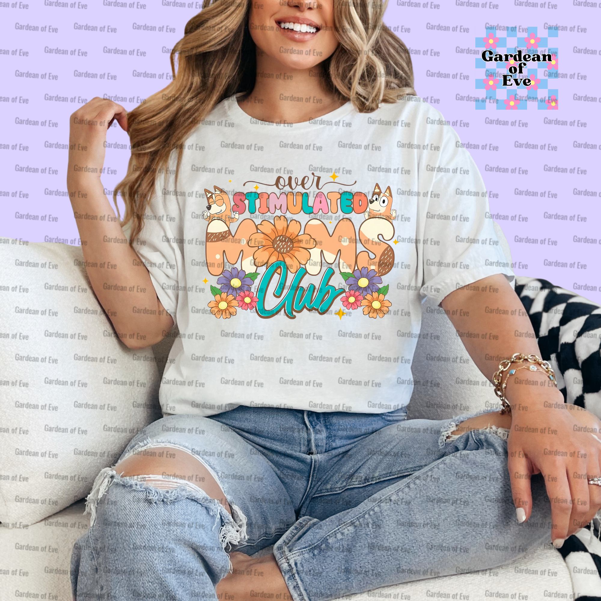 Chilli Over Stimulated Moms Club Shirt