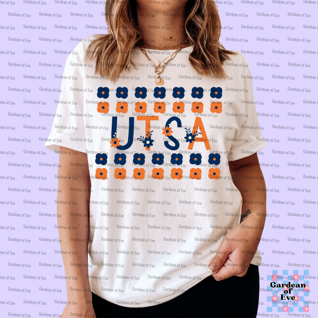 Cute Flowers UTSA Shirt