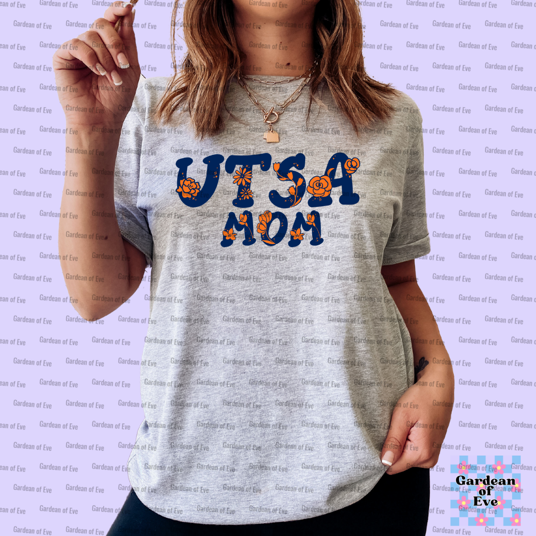 Floral UTSA Mom Shirt