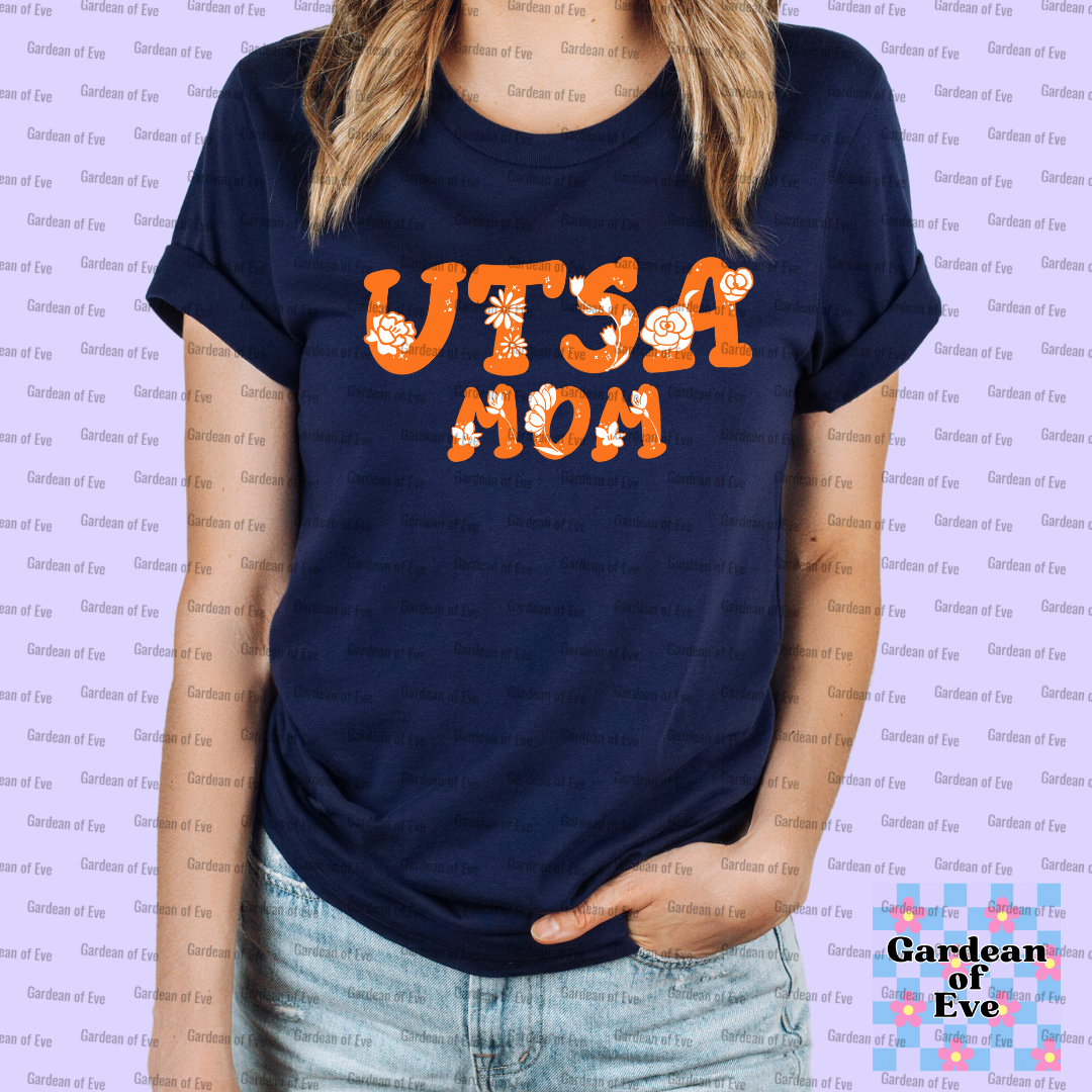 Floral UTSA Mom Shirt