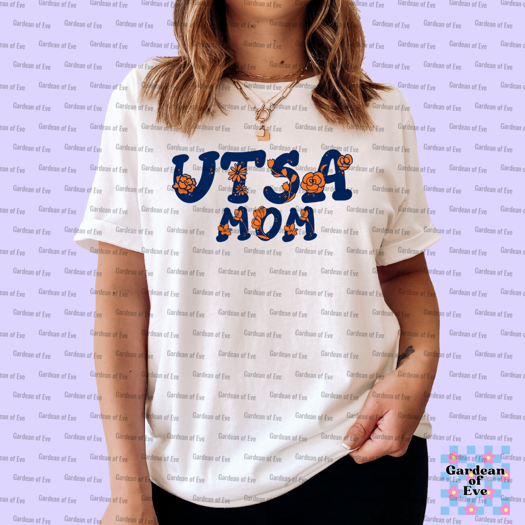 Floral UTSA Mom Shirt