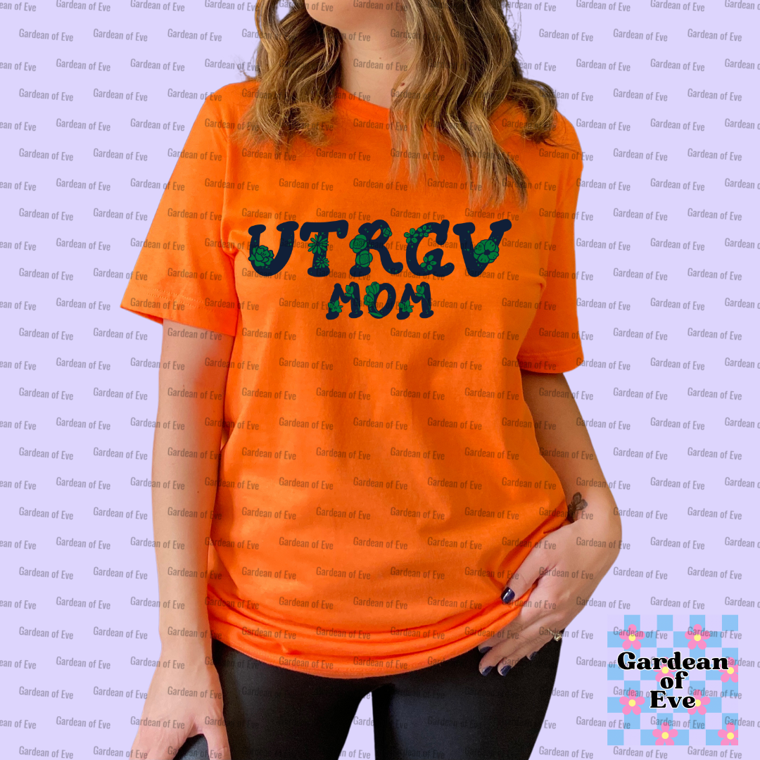 Floral UTRGV Mom Shirt