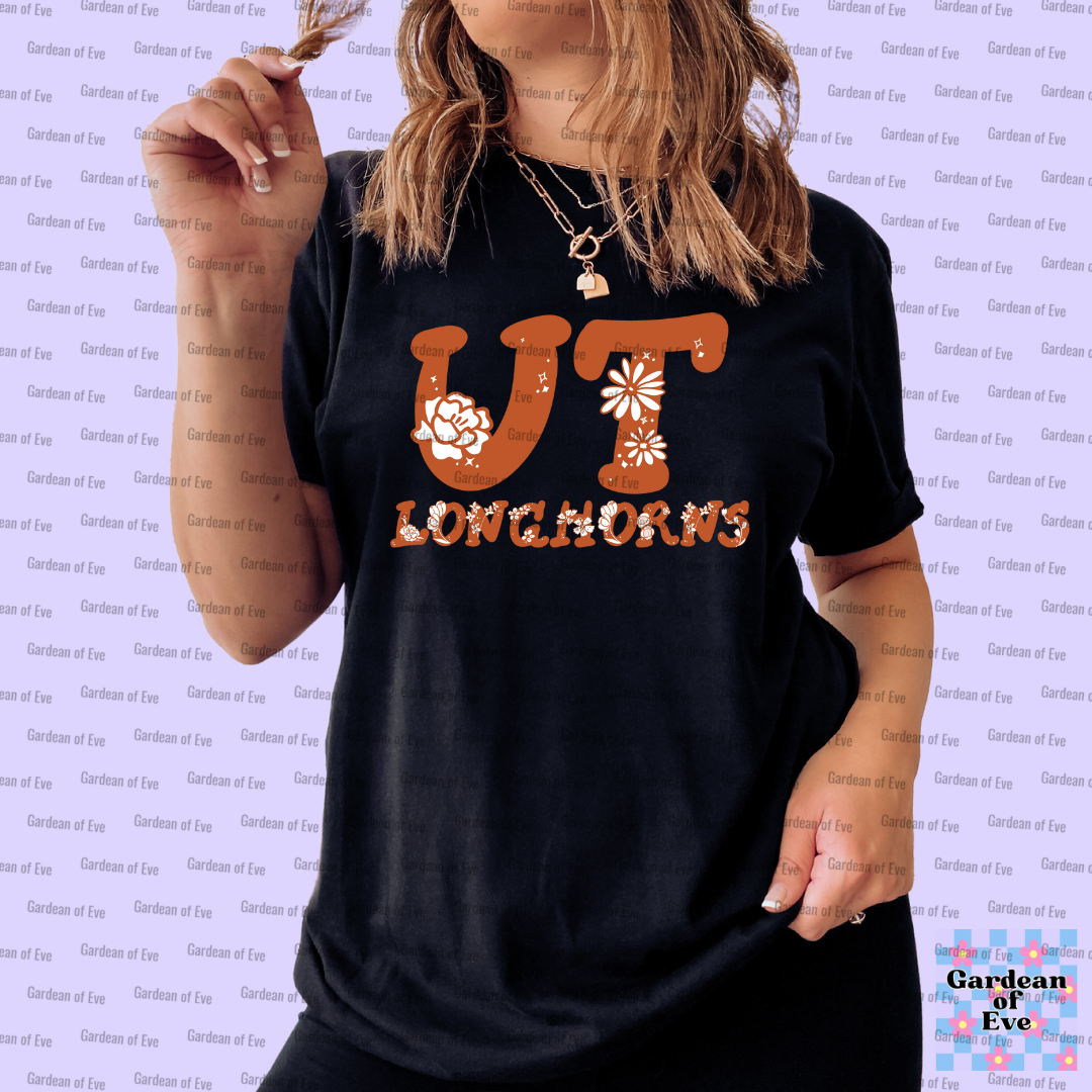 Floral UT Austin Shirt