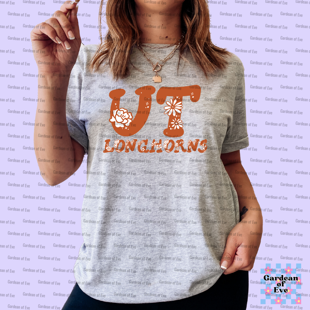Floral UT Austin Shirt