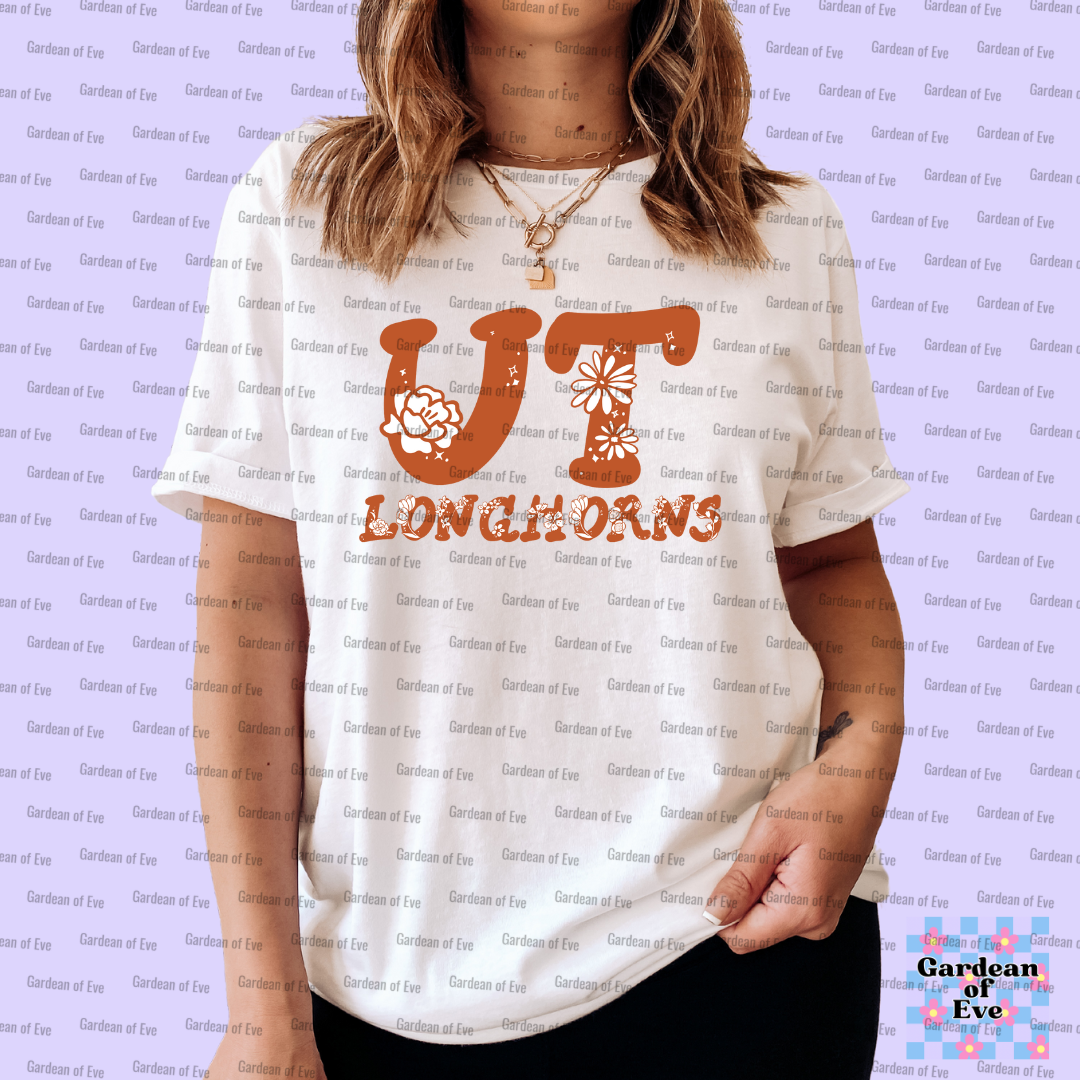 Floral UT Austin Shirt