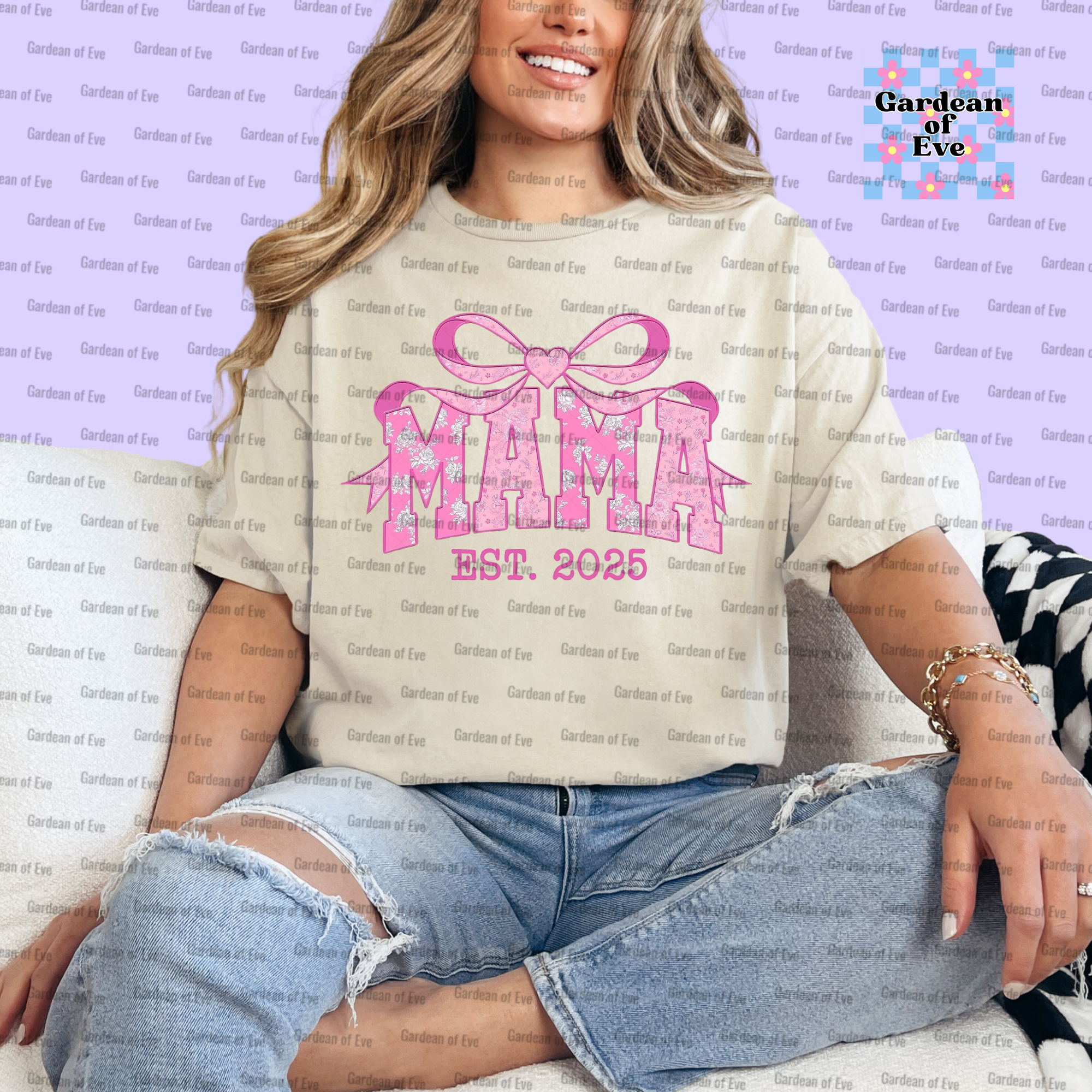 Pink Bow Mama Shirt