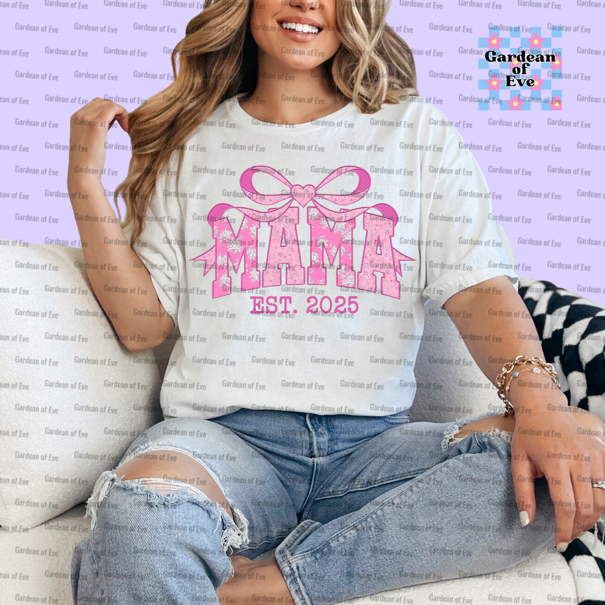 Pink Bow Mama Shirt