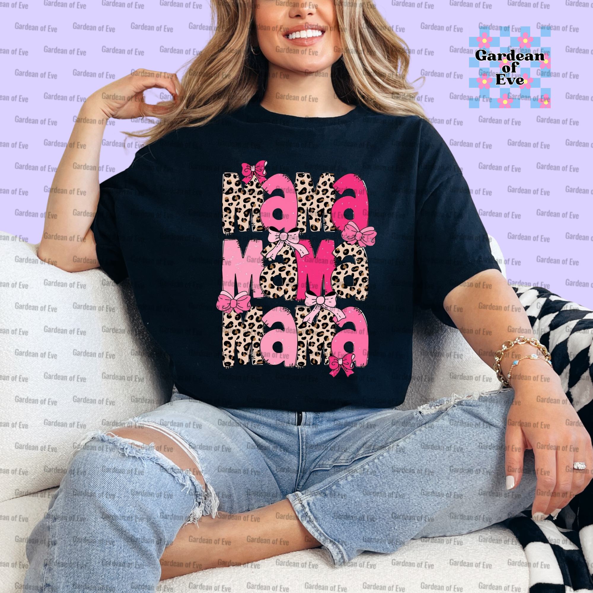 Pink and Cheetah Mama Shirt