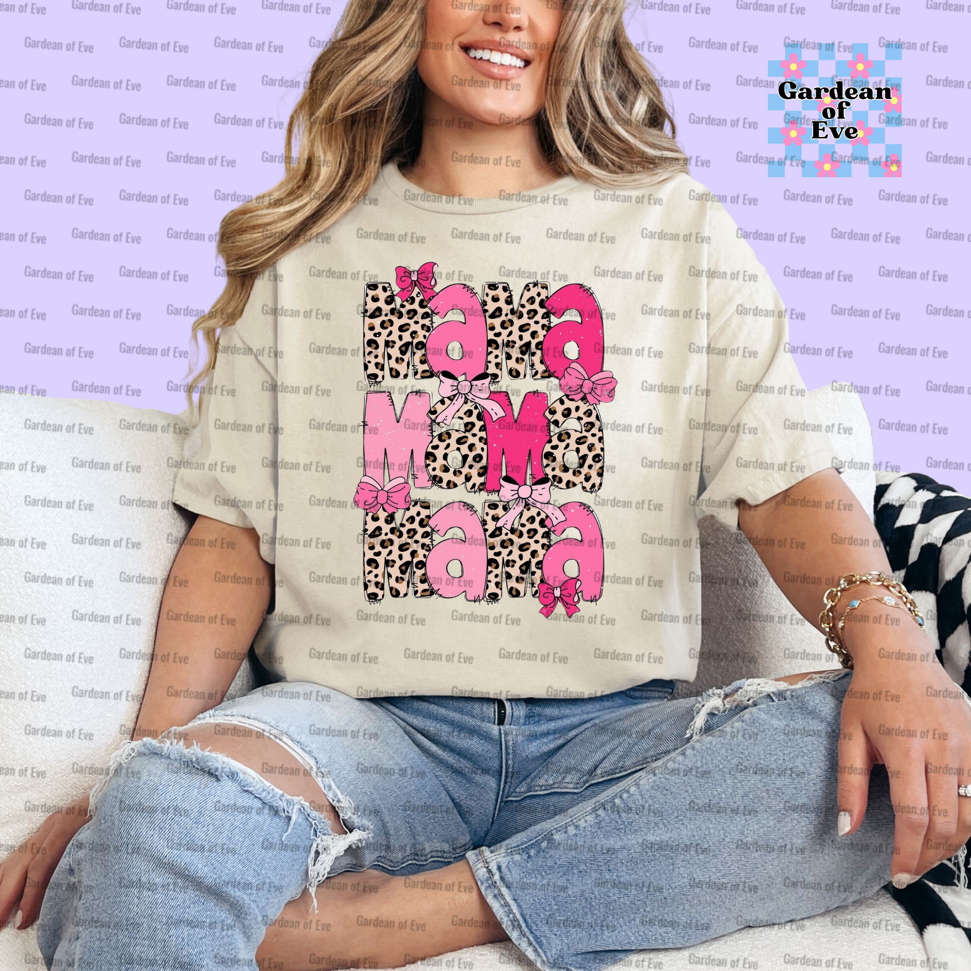 Pink and Cheetah Mama Shirt