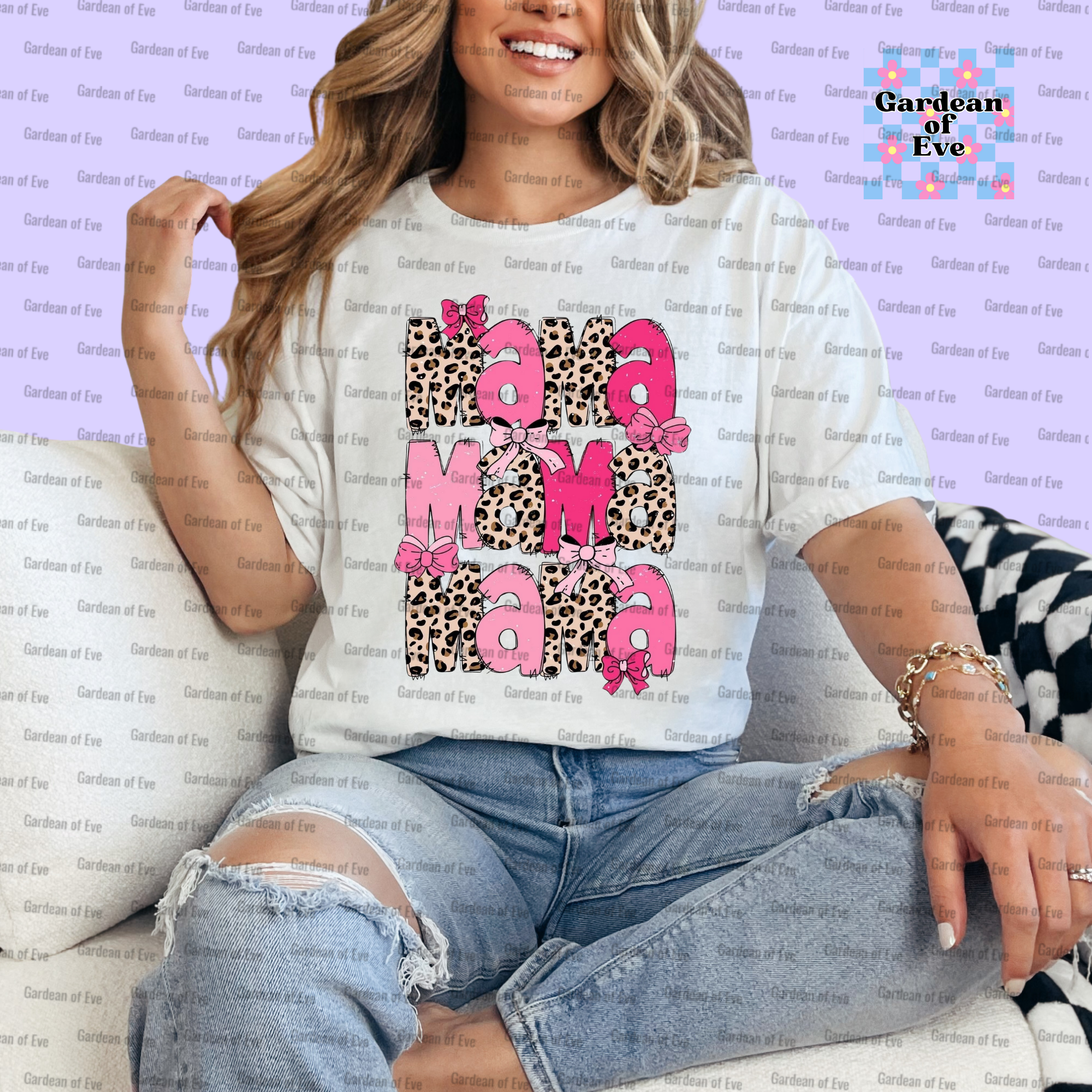 Pink and Cheetah Mama Shirt