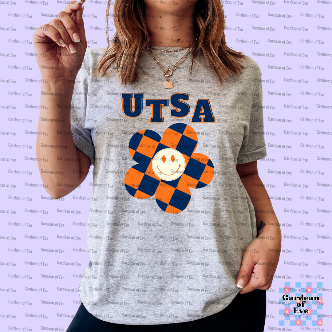 Retro Flower UTSA Shirt