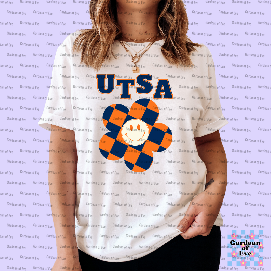 Retro Flower UTSA Shirt