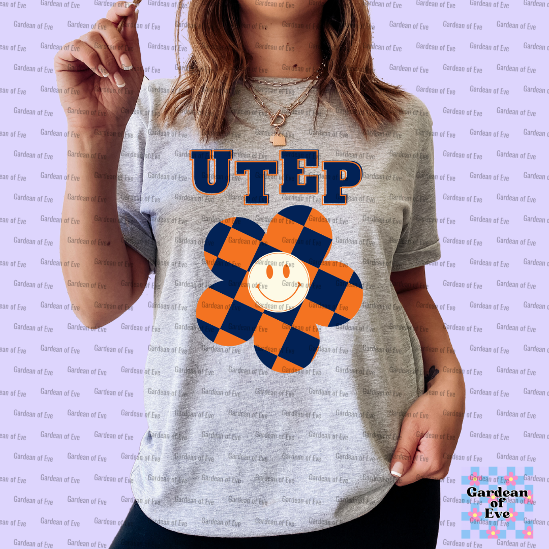 Retro Flower UTEP Shirt