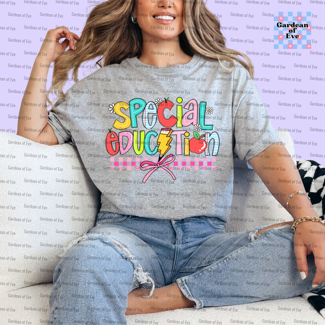 Special Education Bow Shirt