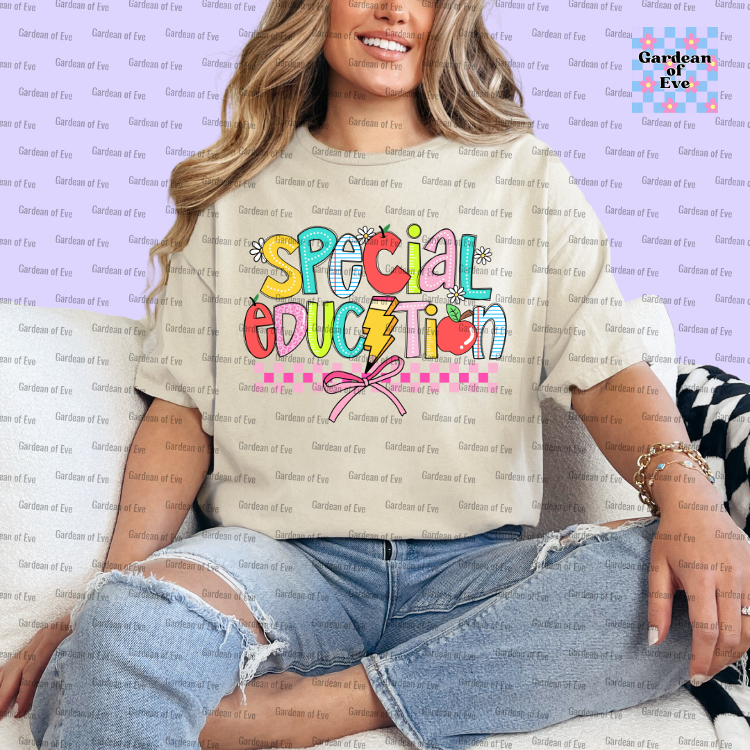 Special Education Bow Shirt