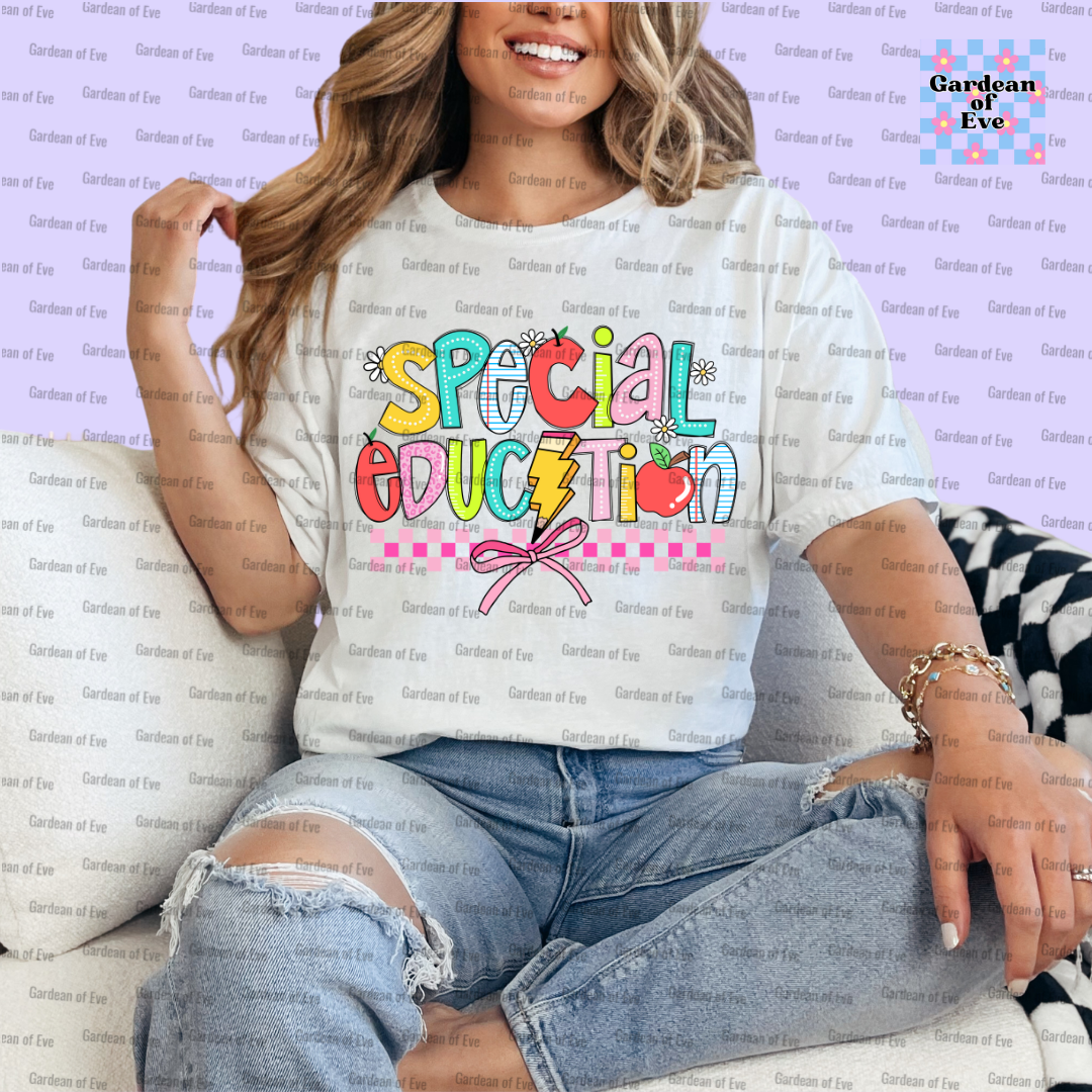 Special Education Bow Shirt