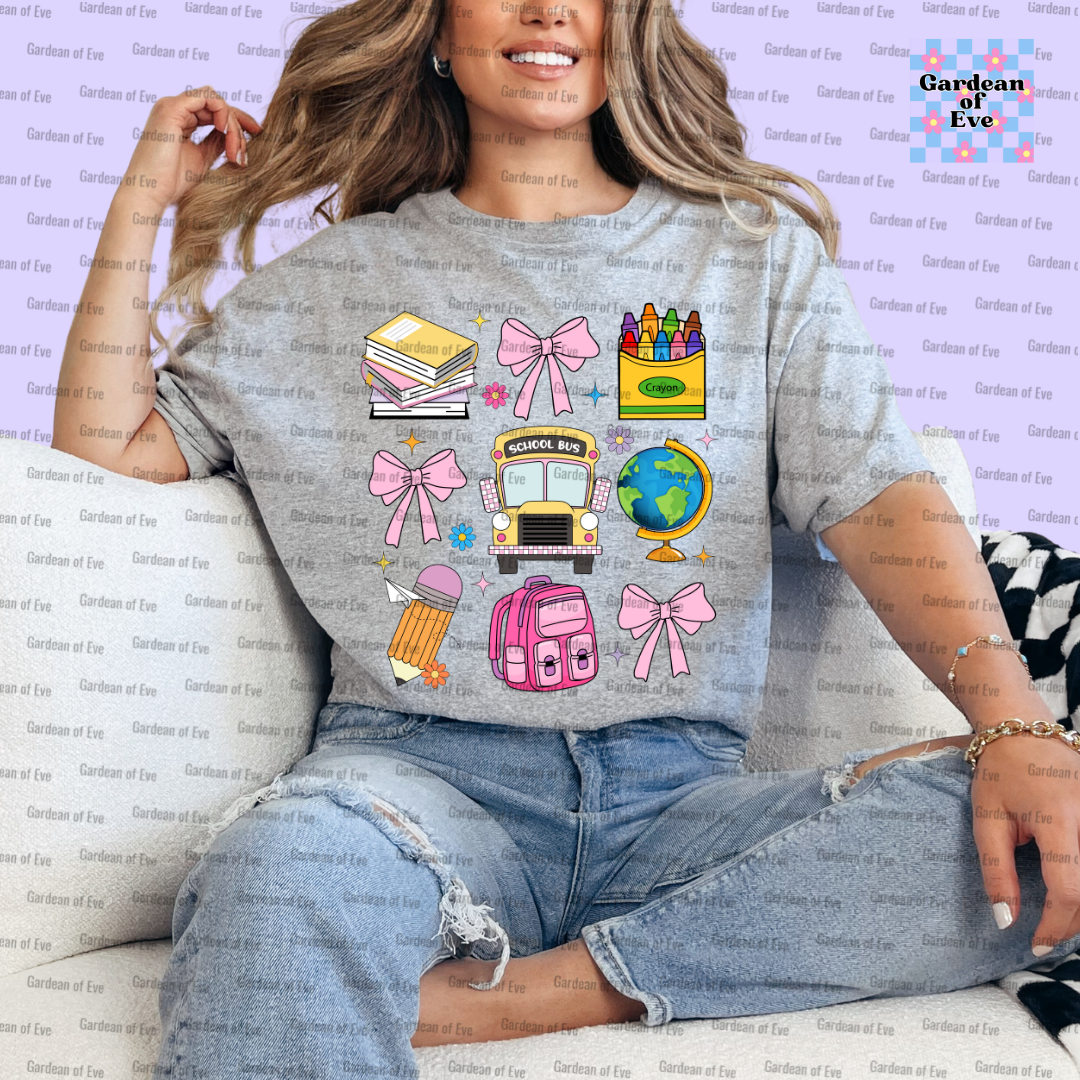 School Collage Shirt