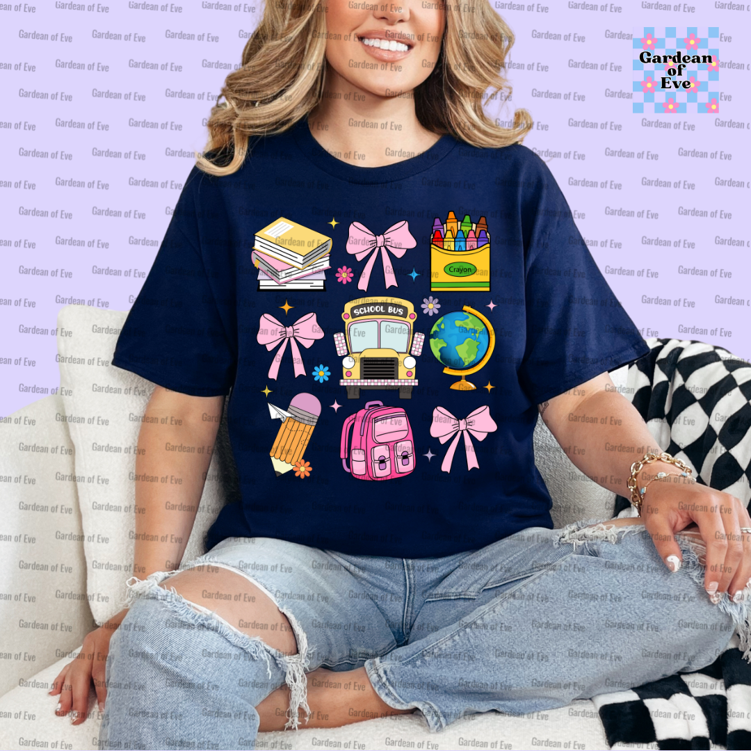 School Collage Shirt