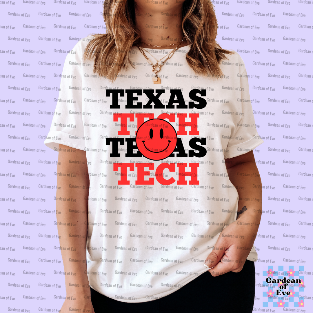 Smiley Texas Tech University Shirt