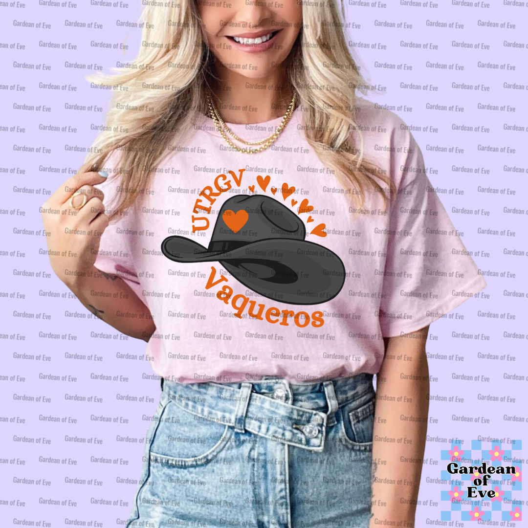 UTRGV Vaquero Hat Shirt