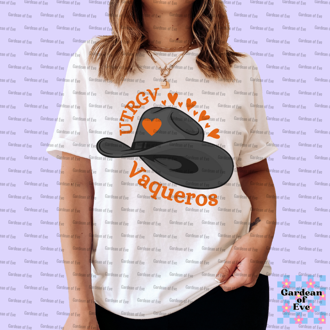 UTRGV Vaquero Hat Shirt