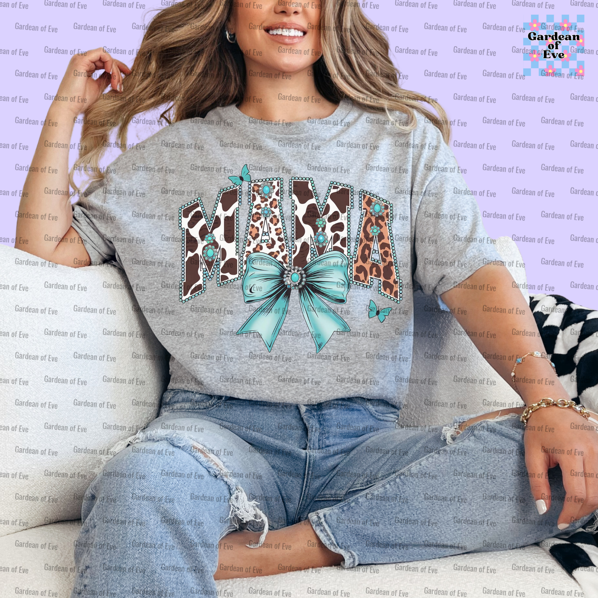 Western Turquoise Mama Shirt