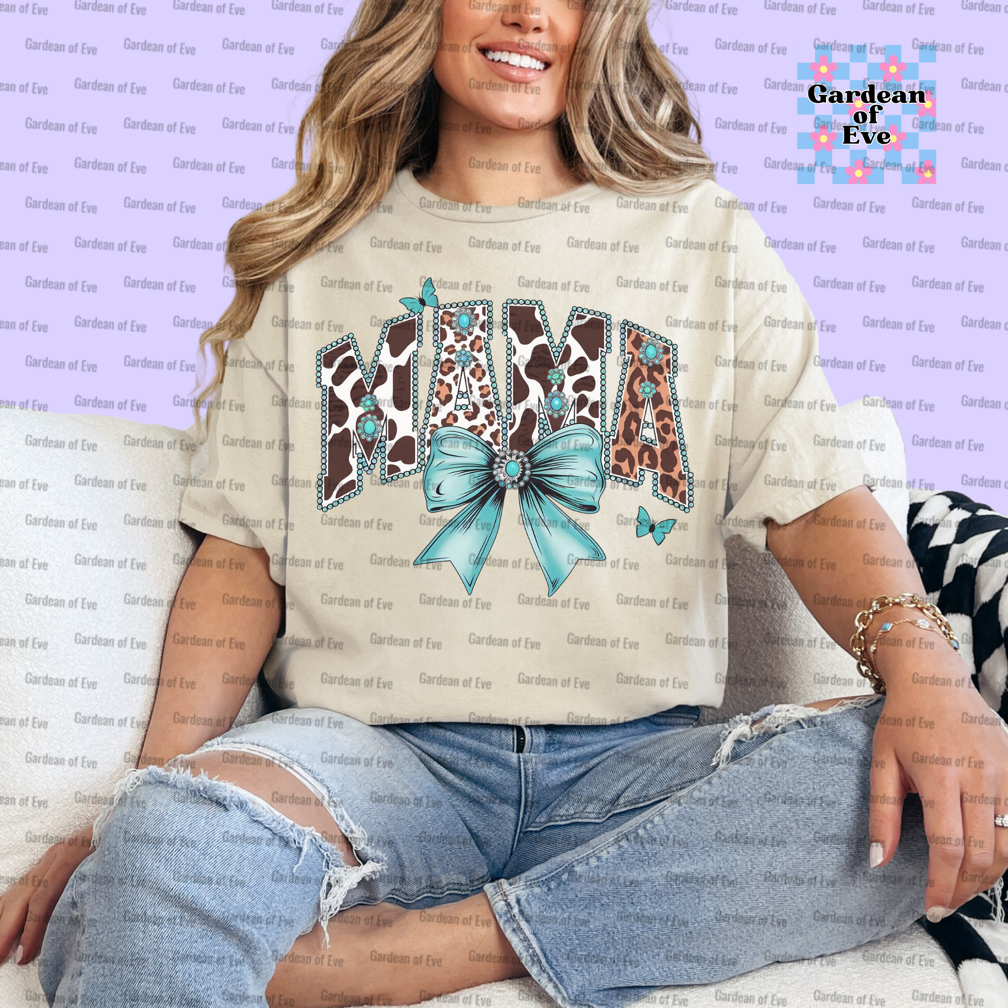 Western Turquoise Mama Shirt